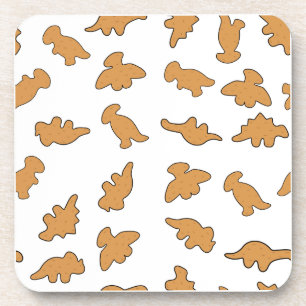 Dino Nuggets Patroon Bier Onderzetter