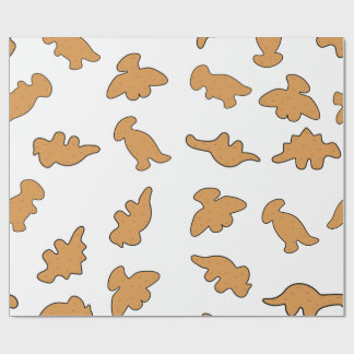 Dino Nuggets Patroon Cadeaupapier