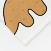 Dino Nuggets Patroon Fleece Deken (Hoek)