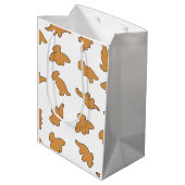 Dino Nuggets Patroon Medium Cadeauzakje (Achterkant Gekanteld)