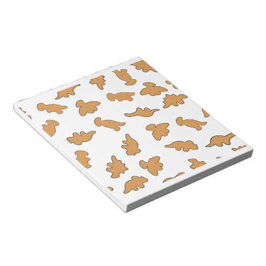 Dino Nuggets Patroon Notitieblok (Schuin)