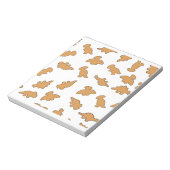 Dino Nuggets Patroon Notitieblok (Linkerzijde)
