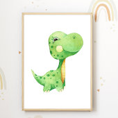 Dino Nursery Poster Dinosaur Kinder Room Decor