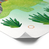 Dino Nursery Print Dinosaur Kinder Room Poster (Hoek)