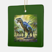 Dino Oerwoud Adventure Sierkussen Keramisch Ornament (Links)
