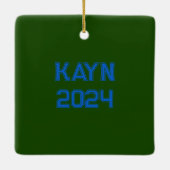 Dino Oerwoud Adventure Sierkussen Keramisch Ornament (Achterkant)