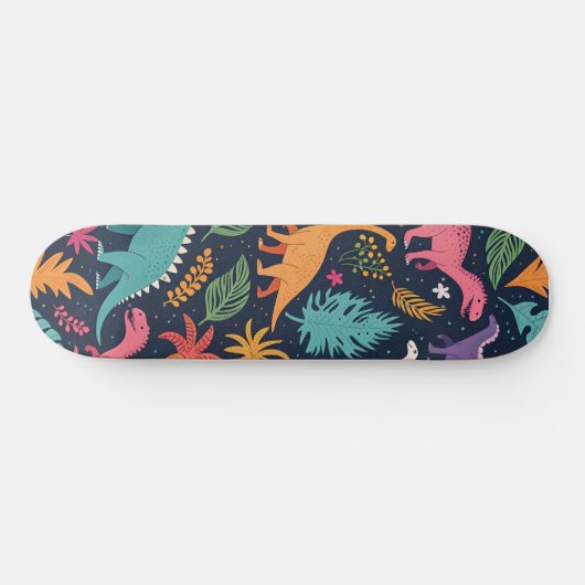 Dino Oerwoud Adventure" Skateboard Deck (Horizontaal)
