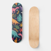 Dino Oerwoud Adventure" Skateboard Deck (Voorkant)