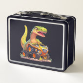 Dino on Wheels: Back-to-School Avontuurlijke Lunch (Achterkant)