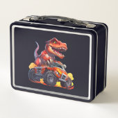 Dino on Wheels: Back-to-School Avontuurlijke Lunch (Achterkant)