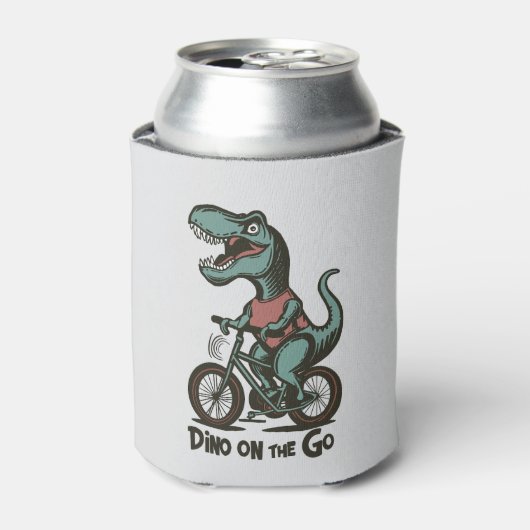 Dino onderweg blikjeskoeler (Blikje Voorkant)