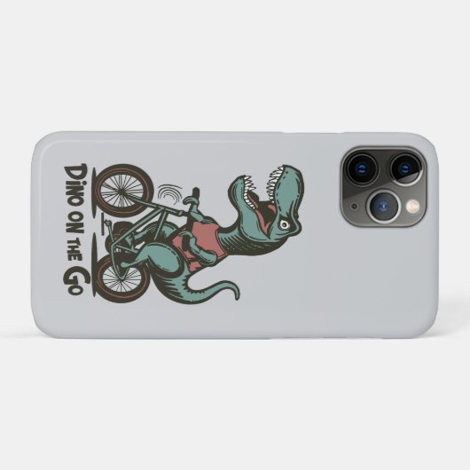 Dino onderweg Case-Mate iPhone case (Achterkant (horizontaal))