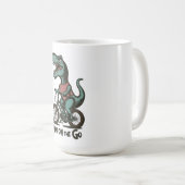 Dino onderweg koffiemok (Voorkant rechts)