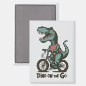 Dino onderweg magneet (Voorkant / Achterkant)