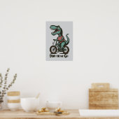 Dino onderweg poster (Keuken)