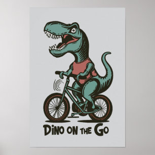 Dino onderweg poster
