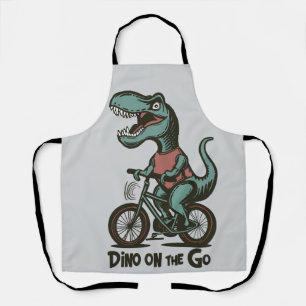 Dino onderweg schort