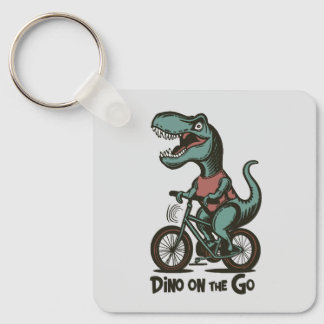 Dino onderweg sleutelhanger
