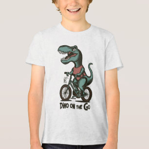 Dino onderweg Tri-Blend shirt