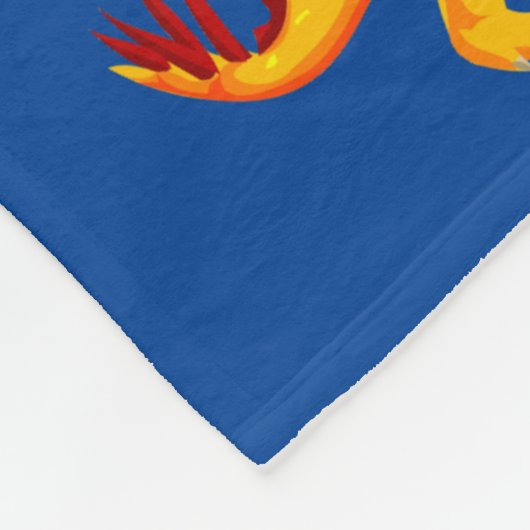 Dino op het strand fleece deken (Hoek)