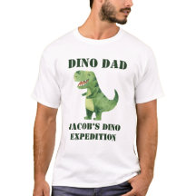 Dino Papa T-shirt, Dinosauriër verjaardagsfeestje