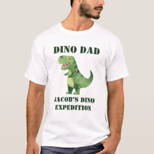 Dino Papa T-shirt, Dinosauriër verjaardagsfeestje T-shirt