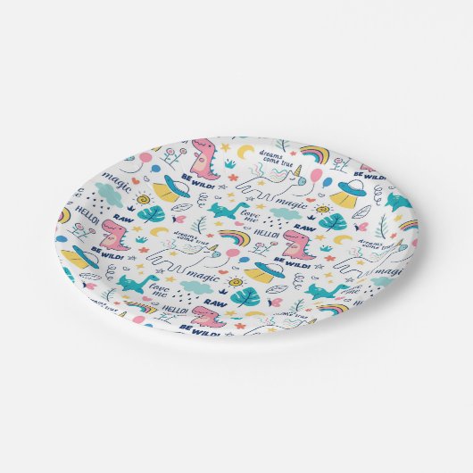 Dino Papieren Bordje (Gekanteld)