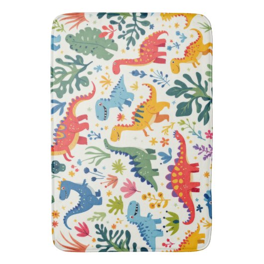 Dino Paradise Badmat (Voorkant Verticaal)