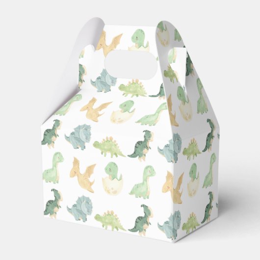 Dino Party Dino mite Verjaardag Bedankdoosjes (Achterkant)