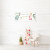 Dino Party Dino mite Verjaardag Welkom Spandoek (Insitu)