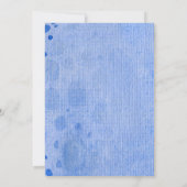 Dino party kinder blijdschap aankondiging (Achterkant)