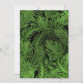 Dino Party oerwoud schattige dinosaurussen Kaart (Achterkant)