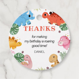 Dino Party Schattige Dinosaurus Verjaardagsfeest Bedankjes Labels