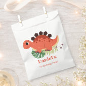 Dino Party Schattige Dinosaurus Verjaardagsfeest Bedankzakje (Geknipt)