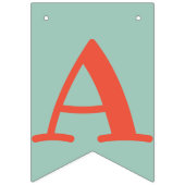 Dino Party Schattige Dinosaurus Verjaardagsfeest Vlaggetjes (Derde vlag)