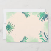 Dino Party | Schattigee Dinosaurussen Verjaardagsf Kaart (Achterkant)