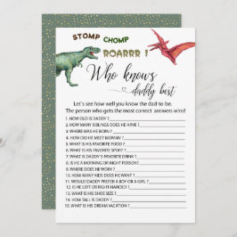 Dino Party stomp chomp roar games die papa kennen Kaart