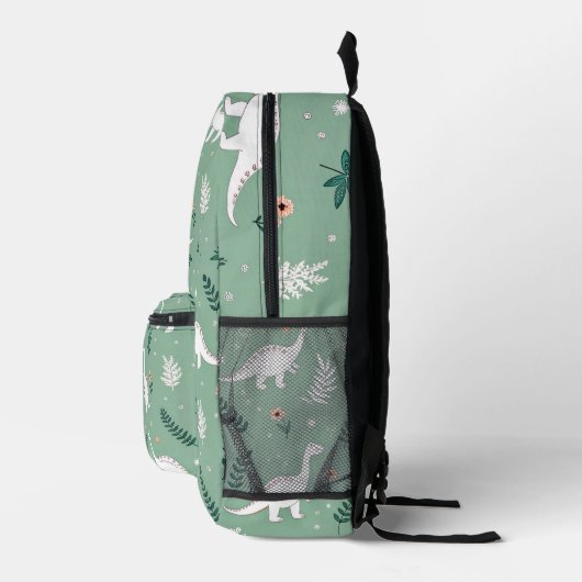 Dino Pattern Kids Backpack Bedrukte Rugzak (Rechts)