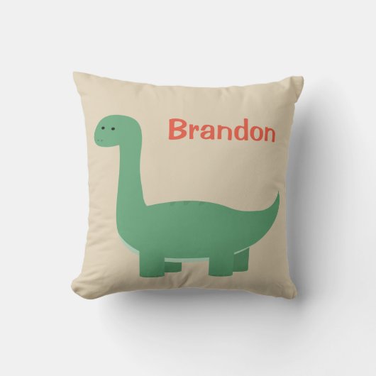 Dino Personalized Pillow Kussen (Voorkant)