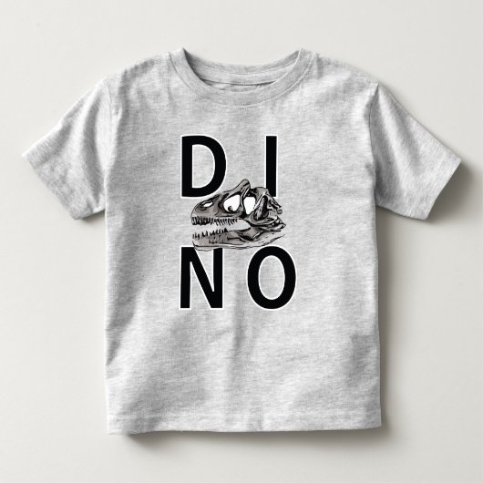 DINO - Peuter fijne jersey T-shirt (Voorkant)