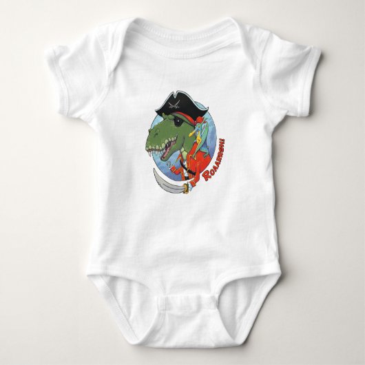 Dino Pirate Romper (Voorkant)