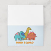 Dino Place-kaart Plaatskaartje (Buitenkant ongevouwen)