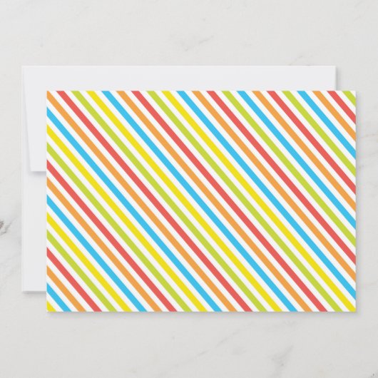 Dino Pool Party Invitation, Pool Party Invite Kaart (Achterkant)