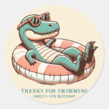 Dino Pool Party Verjaardag