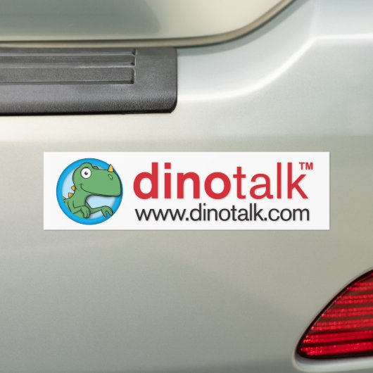 Dino Portal Bumpersticker (Op auto)