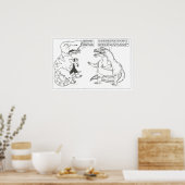 Dino-Poster #2: Flu Shot Poster (Keuken)