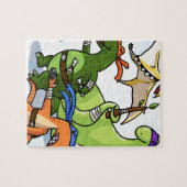 dino power rawr we zullen niet vinden legpuzzel (Horizontaal)