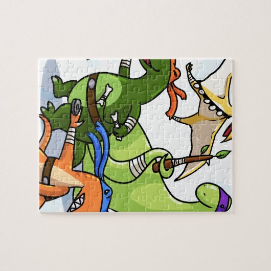 dino power rawr we zullen niet vinden legpuzzel (Horizontaal)