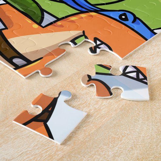 dino power rawr we zullen niet vinden legpuzzel (Zijkant)