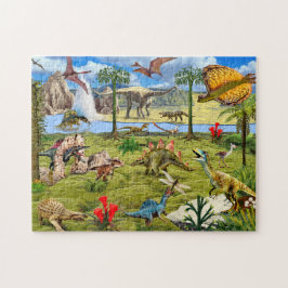 Dino prehistorisch legpuzzel